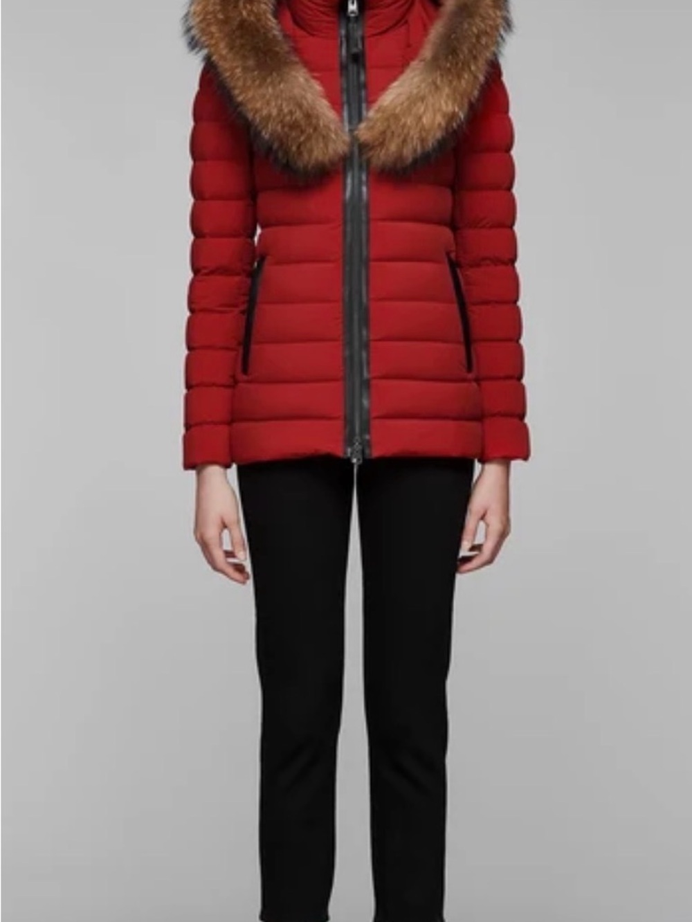 Mackage Kadalina Down Jacket Racoon Fur (Size XS)